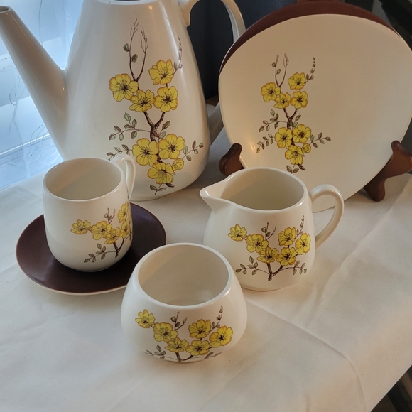 ❤😍CARELON WARE RETRO MIMOSA 1950 MADE IN ENGLAND 17 PIECES - Picture 4 of 16